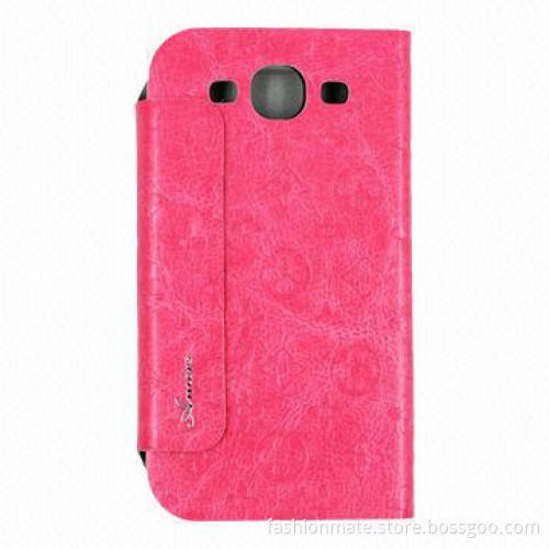 PU cover for iPhone 4/4s, with matte and textured surface finish